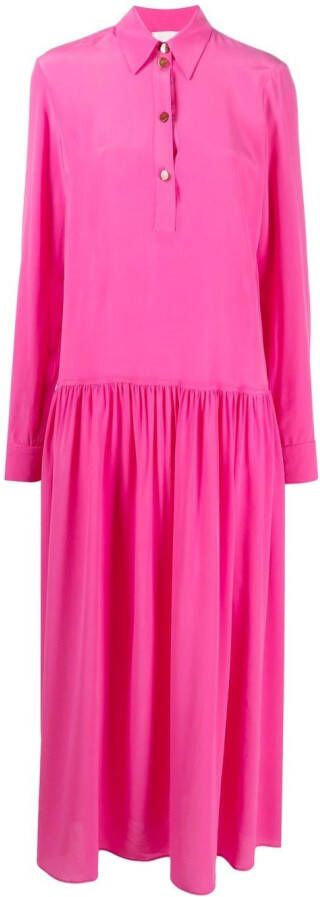 Alysi Jurk met verlaagde taille Roze