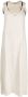 Alysi Maxi-jurk met leren top Beige - Thumbnail 1