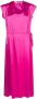 Alysi Maxi-jurk met V-rug Roze - Thumbnail 1
