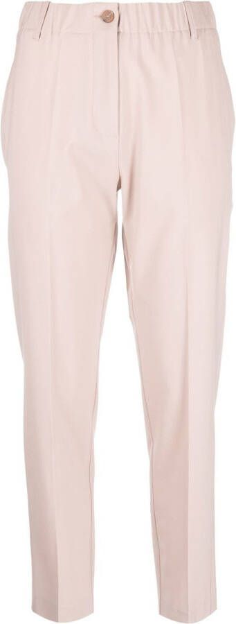 Alysi Pantalon met elastische taille Roze