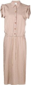 Alysi pinstripe-print shirt dress Bruin