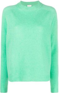 Alysi ribbed-knit long-sleeved jumper Groen