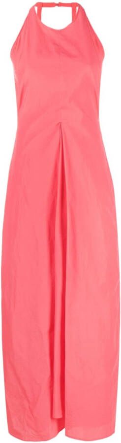Alysi Mouwloze midi-jurk Roze