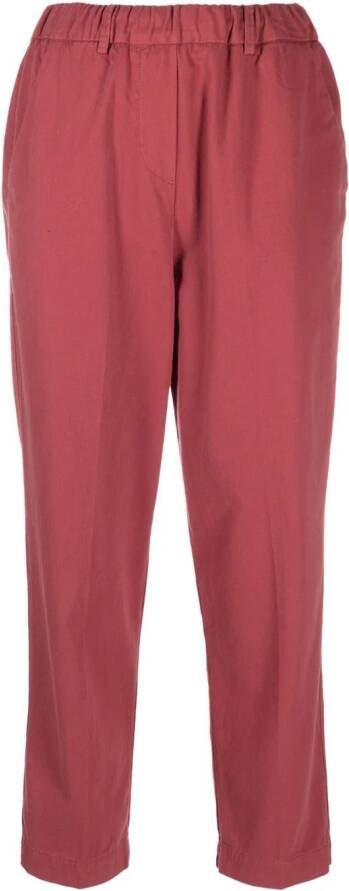 Alysi Straight broek Rood