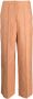 Alysi Wijde broek Beige - Thumbnail 1