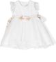 AMAYA Jurk met bloe patch Wit - Thumbnail 1