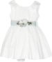 AMAYA Jurk met bloe patch Wit - Thumbnail 1
