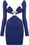 Amazuìn Uitgesneden mini-jurk Blauw - Thumbnail 1