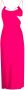 Amazuìn Midi-jurk met uitgesneden detail Roze - Thumbnail 1