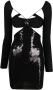 Amazuìn Mini-jurk met pailletten Zwart - Thumbnail 1