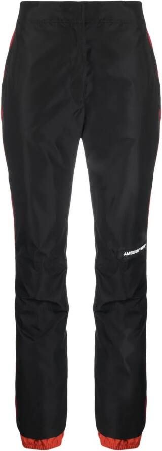 AMBUSH Broek met contrasterende afwerking Zwart