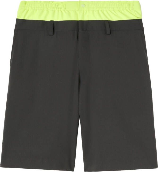 AMBUSH Shorts met contrast taille Zwart