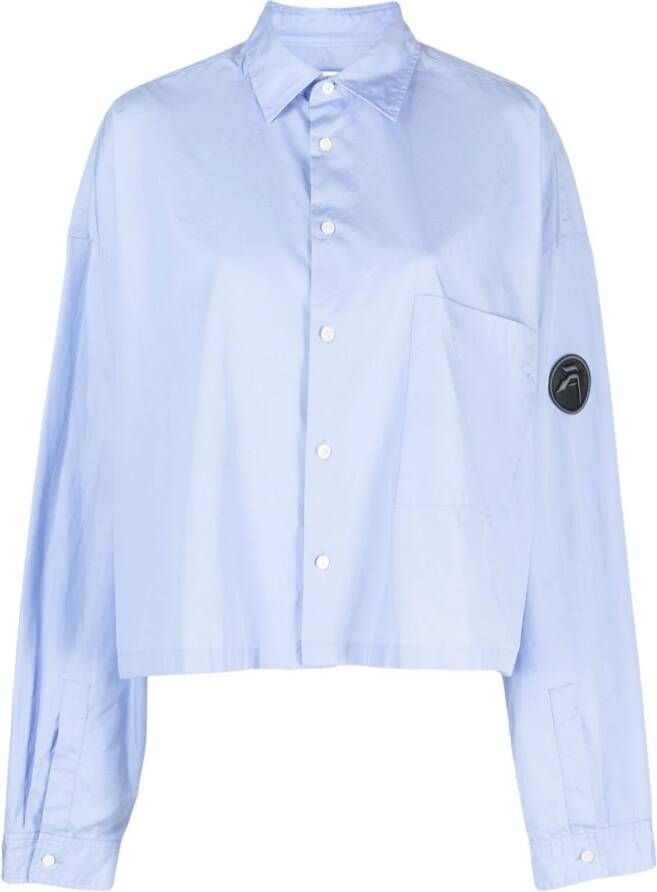 AMBUSH Cropped blouse Blauw