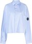 AMBUSH Cropped blouse Blauw - Thumbnail 1