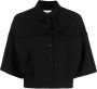 AMBUSH Cropped blouse Zwart - Thumbnail 1