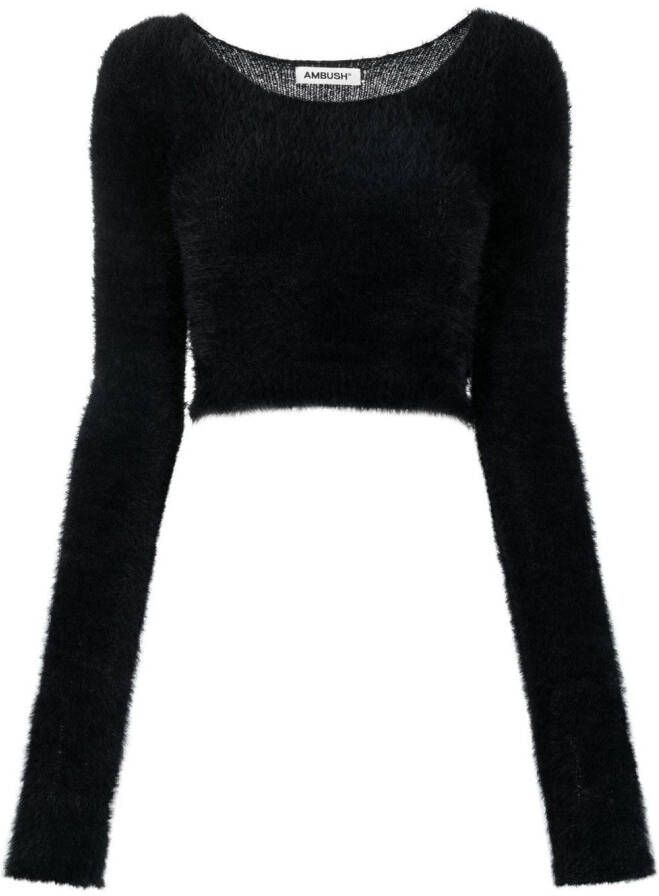 AMBUSH Cropped trui Zwart