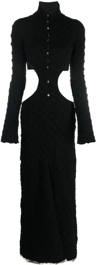 AMBUSH Uitgesneden jurk Zwart