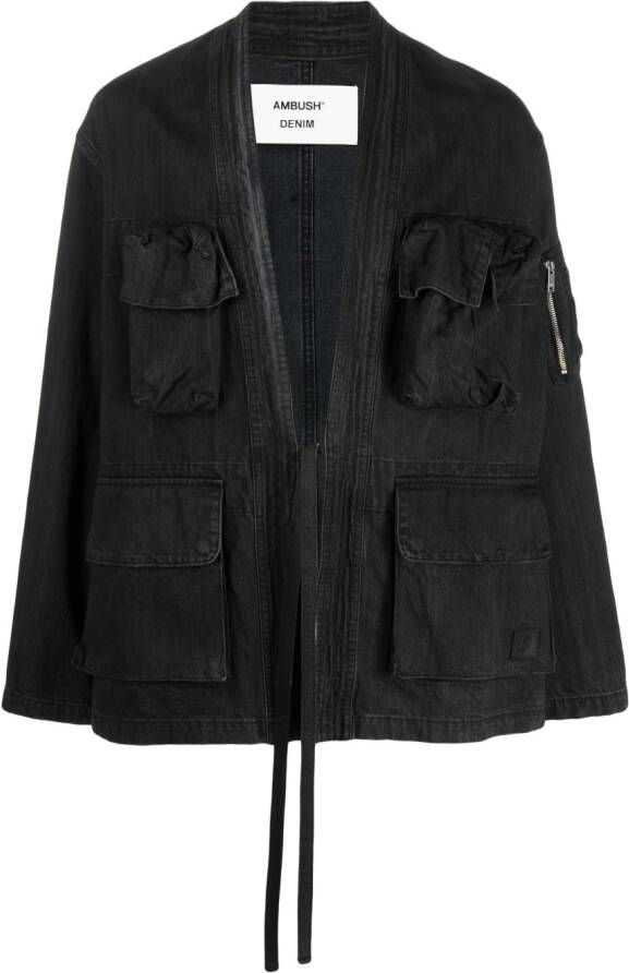 AMBUSH Denim jack Zwart