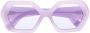 Ambush Zeshoekige Transparante Paarse Zonnebril Purple - Thumbnail 1
