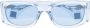 AMBUSH Gaea zonnebril met doorzichtig montuur Blauw - Thumbnail 1