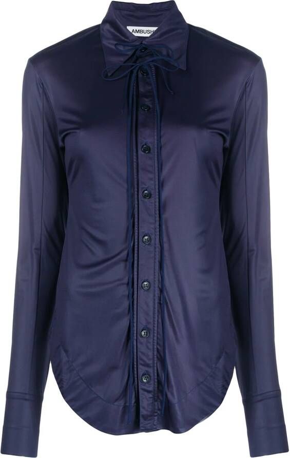 AMBUSH Getailleerde blouse Blauw