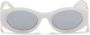 AMBUSH Gogelen zonnebril met ovaal montuur Blauw - Thumbnail 1