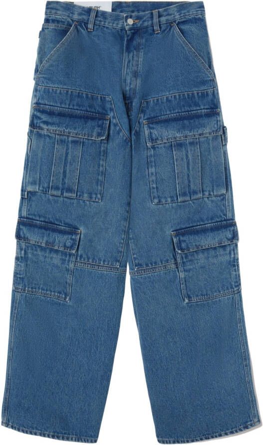 AMBUSH High waist jeans Blauw