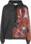 AMBUSH Katoenen hoodie met grafische print Zwart - Thumbnail 1