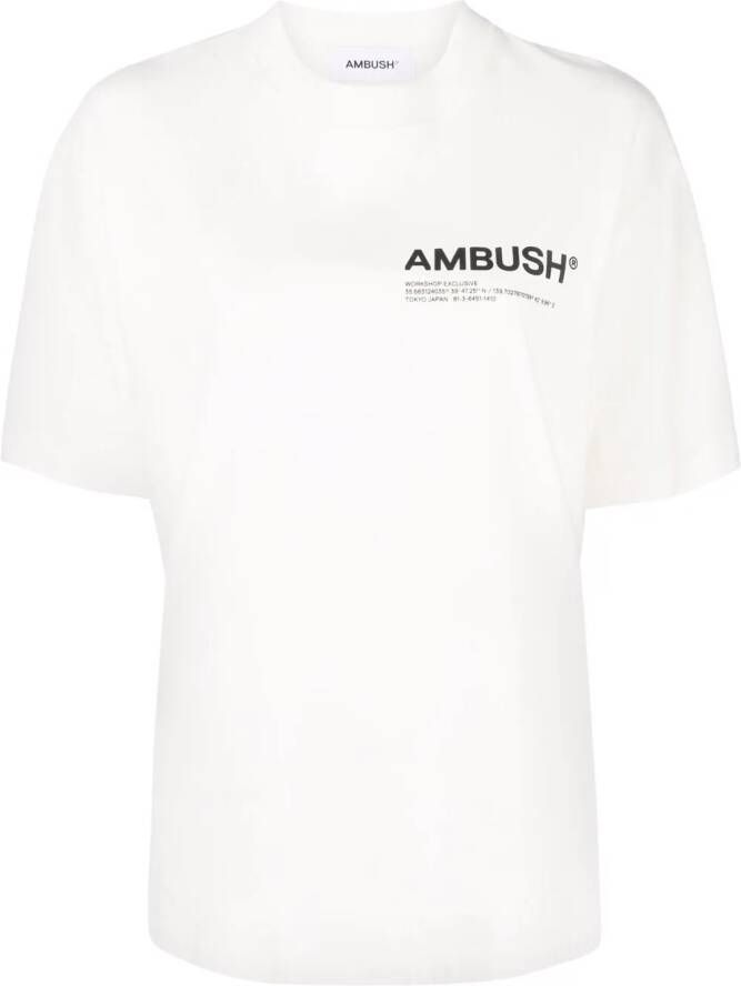 AMBUSH Jersey T-shirt Beige