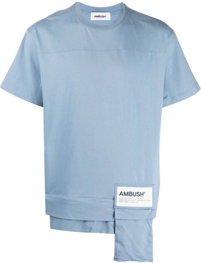 AMBUSH Jersey T-shirt Blauw