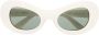 AMBUSH Jordee zonnebril met rond montuur Groen - Thumbnail 1