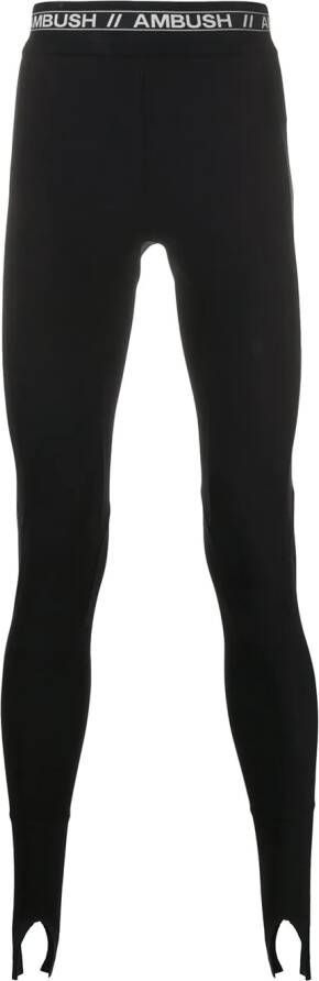 AMBUSH Legging met logoband Zwart
