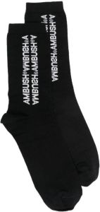 AMBUSH Sokken met logo-jacquard Zwart