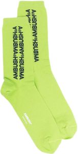 AMBUSH Sokken met logoprint Groen