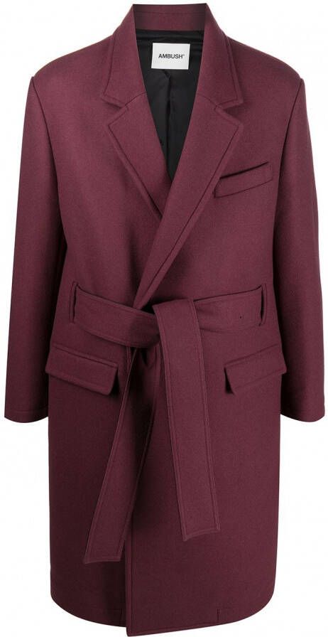 AMBUSH tel met enkele rij knopen Rood