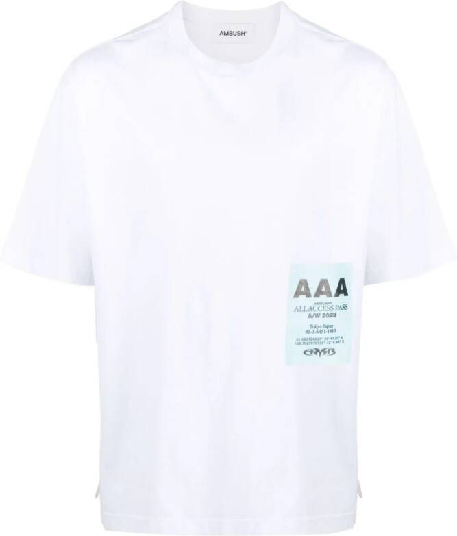 AMBUSH Oversized T -shirt Wit