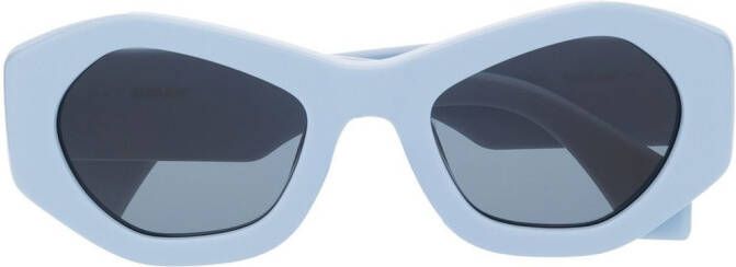 AMBUSH Pryzma zonnebril met geometrisch montuur Blauw