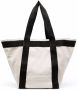AMBUSH Shopper met logo-reliëf Beige - Thumbnail 1