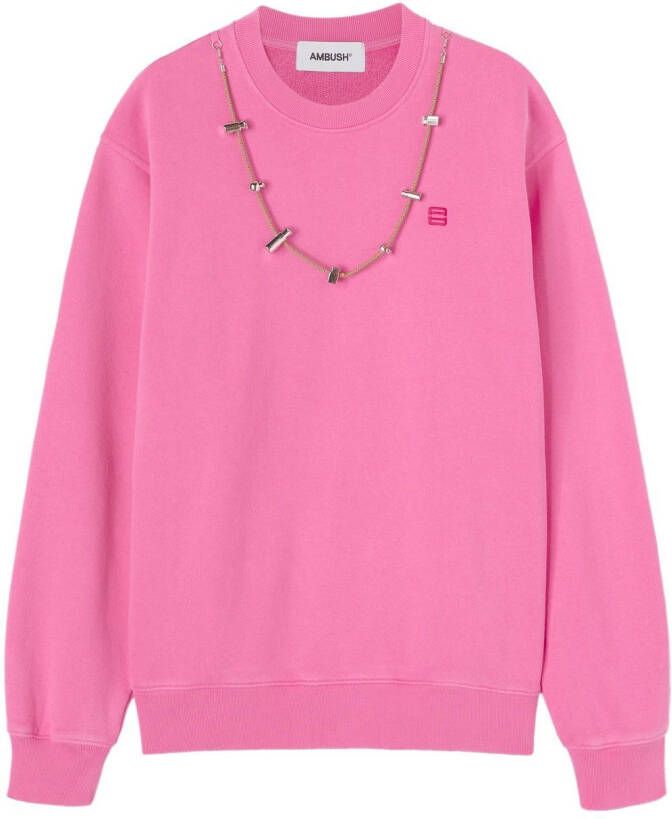 AMBUSH Sweater met ronde hals Roze