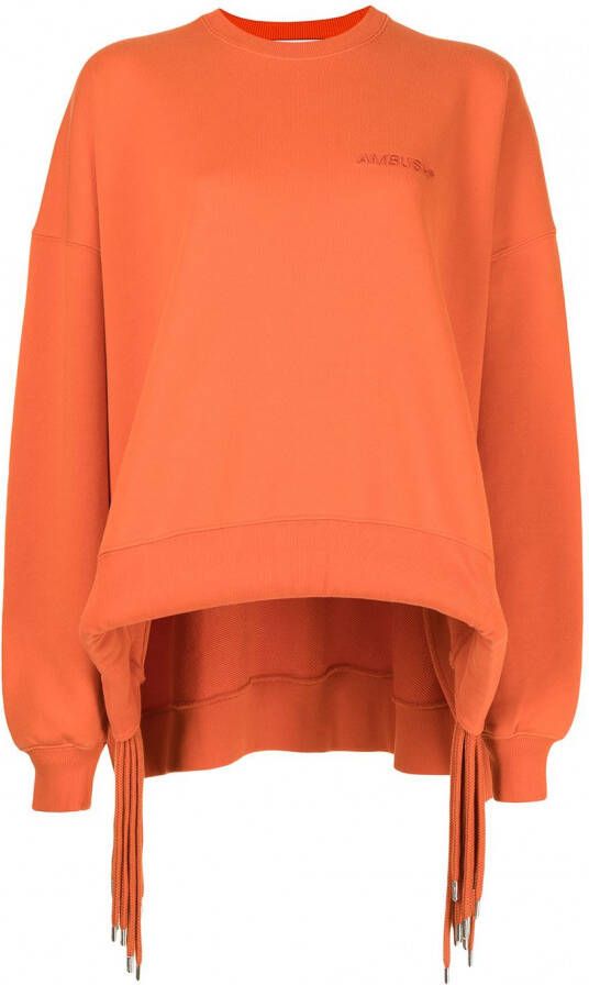 AMBUSH Sweater met geborduurd logo Oranje
