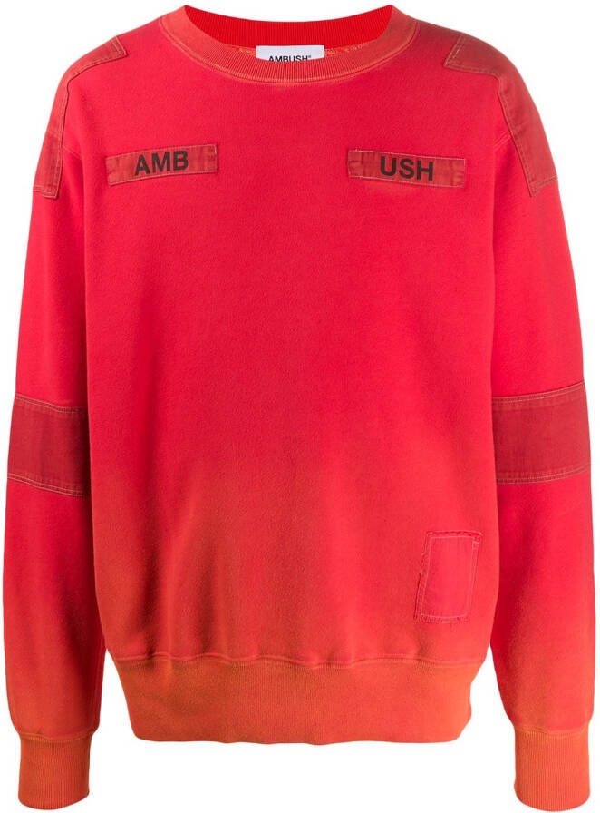 AMBUSH Sweater met logo Oranje