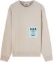 AMBUSH Katoenen sweater met print Beige - Thumbnail 1