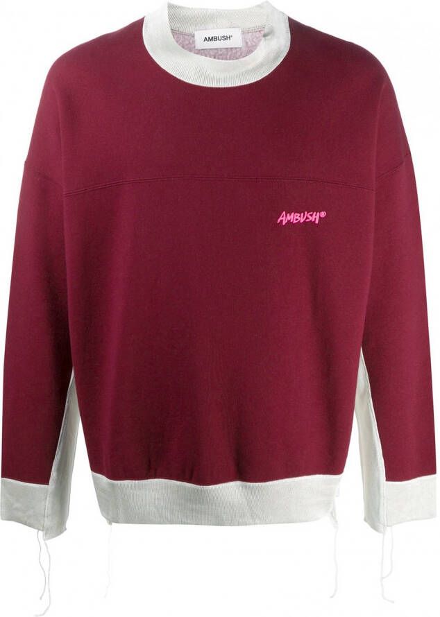 AMBUSH Sweater met logopatch Rood