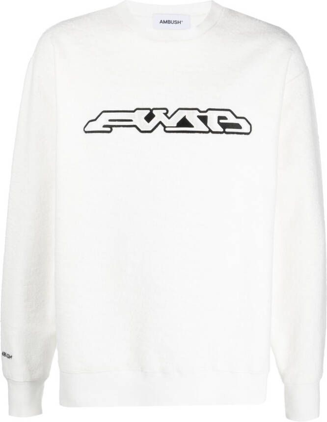 AMBUSH Sweater met logoprint Wit