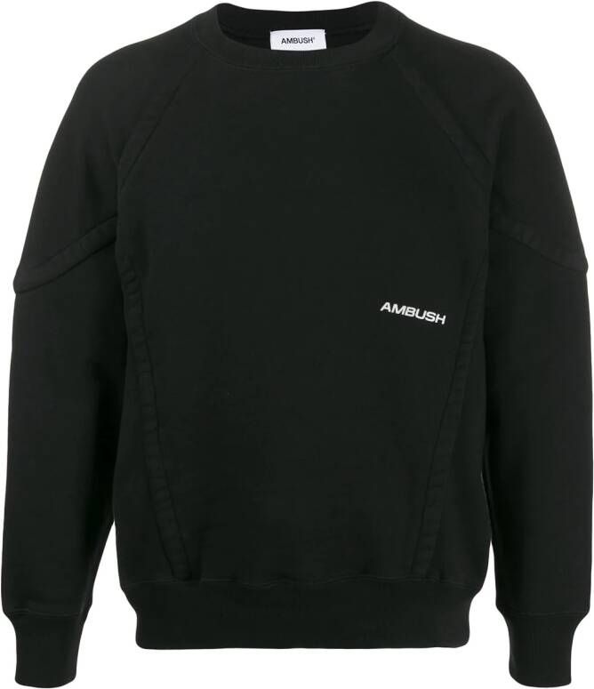 AMBUSH Sweater met logoprint Zwart