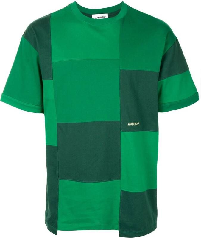 AMBUSH T-shirt met geometrische print Groen