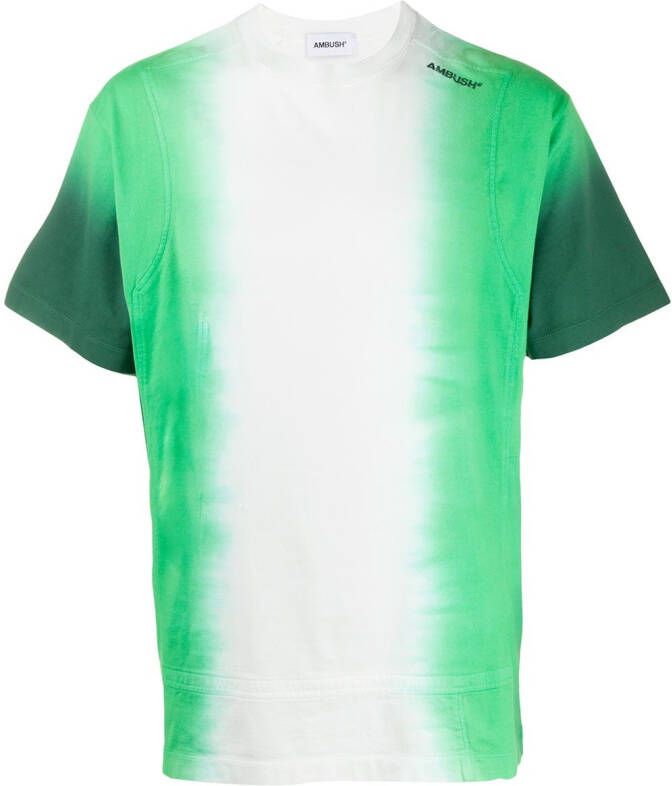 AMBUSH T-shirt met kleurverloop Groen