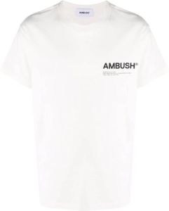 AMBUSH T-shirt met logoprint Wit