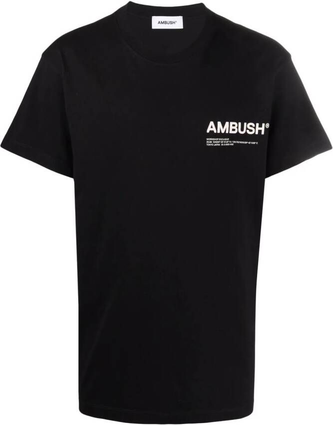 Ambush Jersey Workshop T-Shirt Zwart Heren