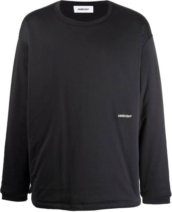AMBUSH T-shirt met logoprint Zwart